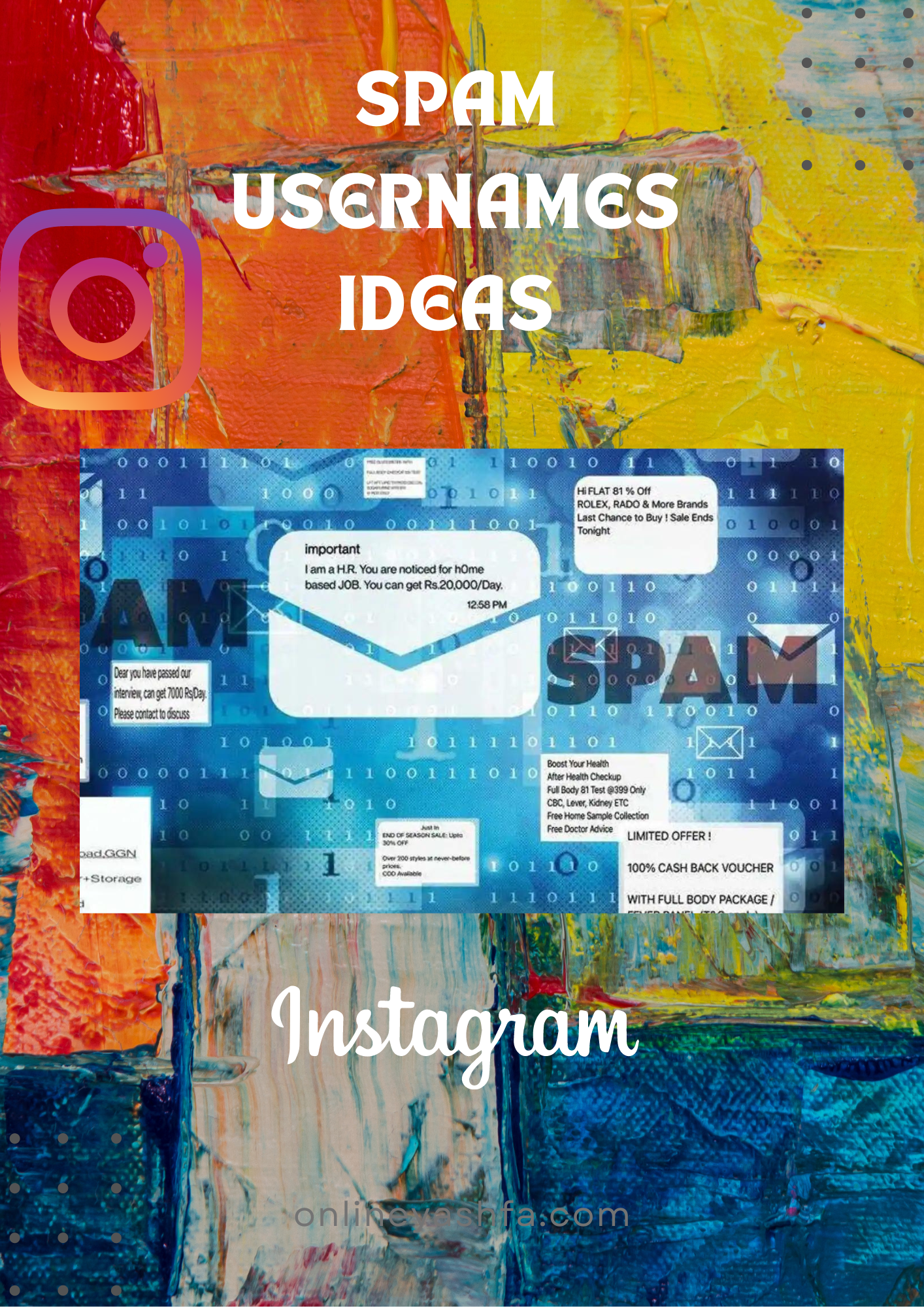 spam Instagram usernames Ideas 2023 